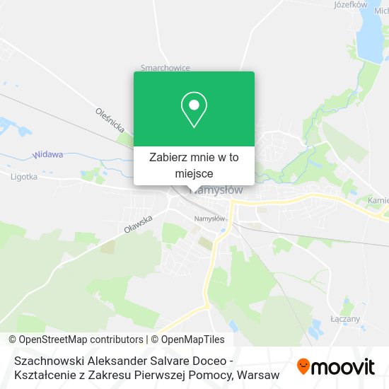 Mapa Szachnowski Aleksander Salvare Doceo - Kształcenie z Zakresu Pierwszej Pomocy