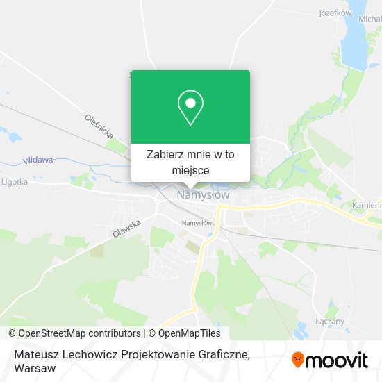 Mapa Mateusz Lechowicz Projektowanie Graficzne