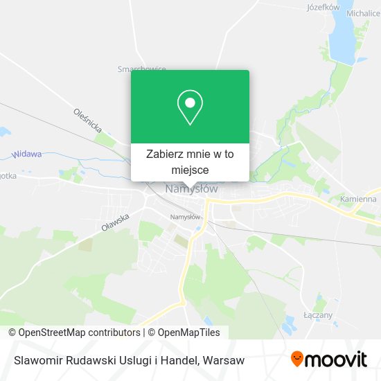 Mapa Slawomir Rudawski Uslugi i Handel