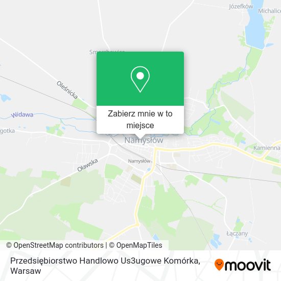 Mapa Przedsiębiorstwo Handlowo Us3ugowe Komórka