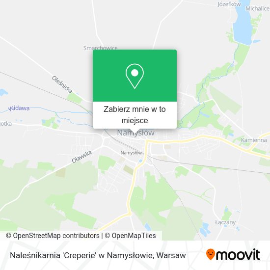 Mapa Naleśnikarnia 'Creperie' w Namysłowie