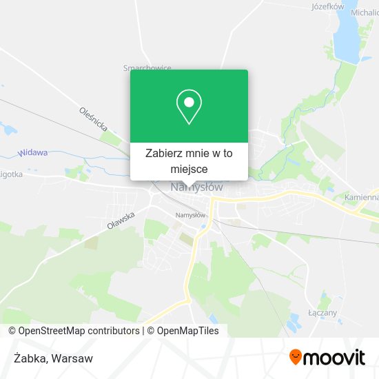 Mapa Żabka