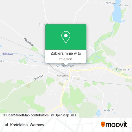 Mapa ul. Kościelna