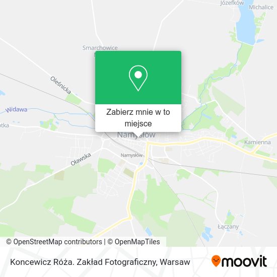 Mapa Koncewicz Róża. Zakład Fotograficzny