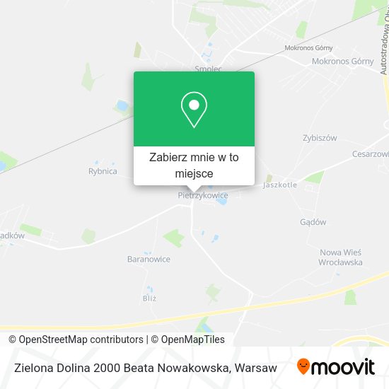 Mapa Zielona Dolina 2000 Beata Nowakowska