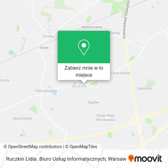 Mapa Ruczkin Lidia. Biuro Usług Informatycznych