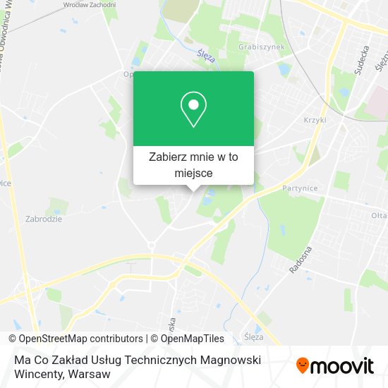 Mapa Ma Co Zakład Usług Technicznych Magnowski Wincenty