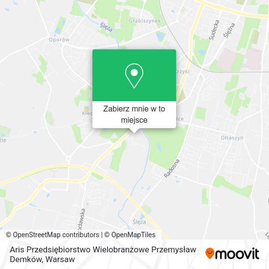 Mapa Aris Przedsiębiorstwo Wielobranżowe Przemysław Demków