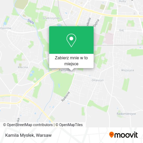 Mapa Kamila Mysłek