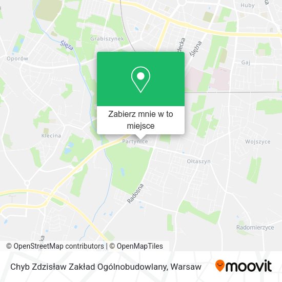 Mapa Chyb Zdzisław Zakład Ogólnobudowlany