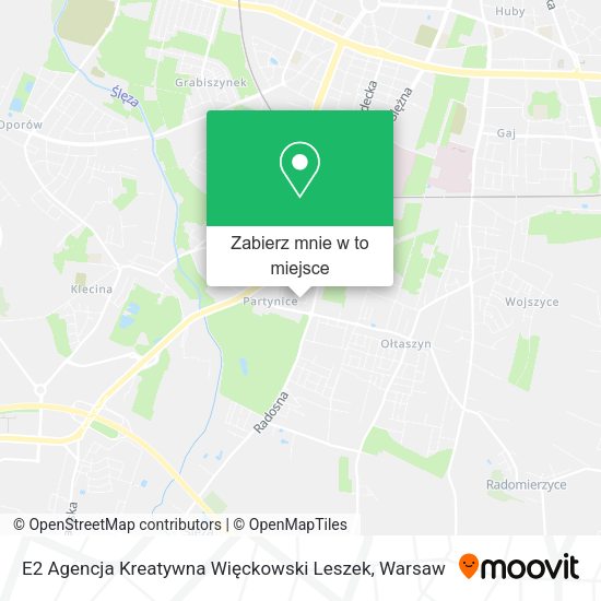 Mapa E2 Agencja Kreatywna Więckowski Leszek