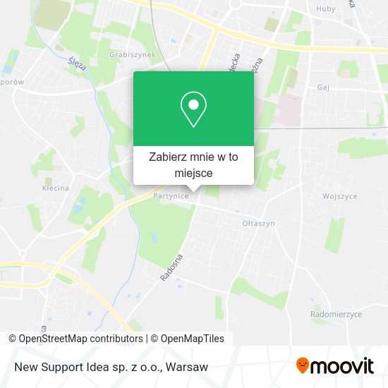 Mapa New Support Idea sp. z o.o.
