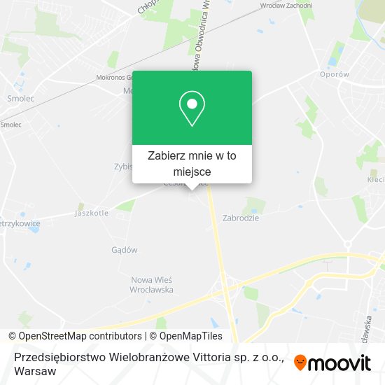 Mapa Przedsiębiorstwo Wielobranżowe Vittoria sp. z o.o.