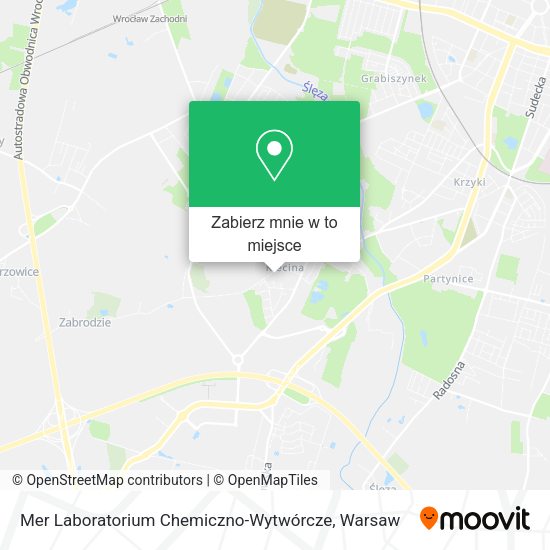 Mapa Mer Laboratorium Chemiczno-Wytwórcze