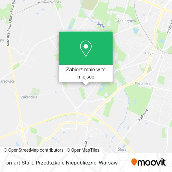 Mapa smart Start. Przedszkole Niepubliczne