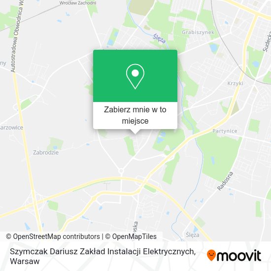 Mapa Szymczak Dariusz Zakład Instalacji Elektrycznych