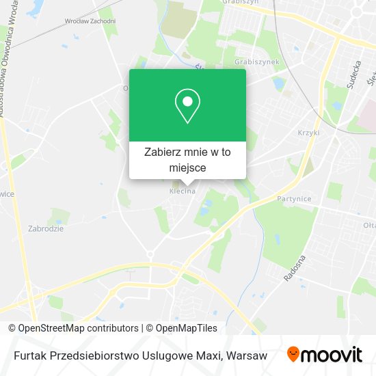 Mapa Furtak Przedsiebiorstwo Uslugowe Maxi