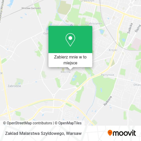 Mapa Zaklad Malarstwa Szyldowego