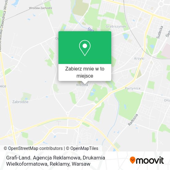 Mapa Grafi-Land. Agencja Reklamowa, Drukarnia Wielkoformatowa, Reklamy