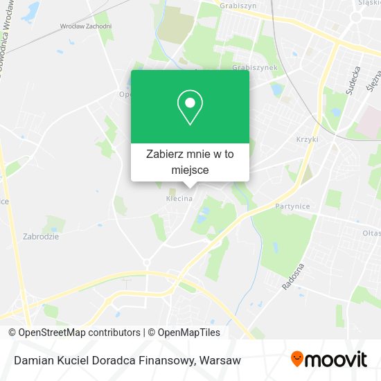 Mapa Damian Kuciel Doradca Finansowy