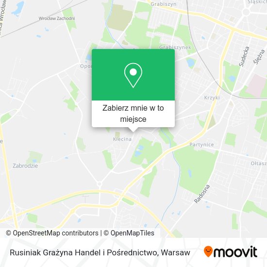 Mapa Rusiniak Grażyna Handel i Pośrednictwo