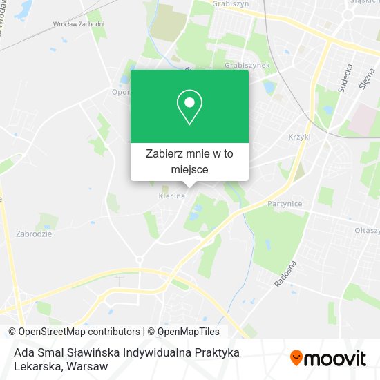 Mapa Ada Smal Sławińska Indywidualna Praktyka Lekarska