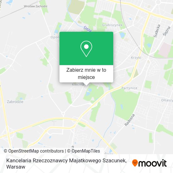 Mapa Kancelaria Rzeczoznawcy Majatkowego Szacunek