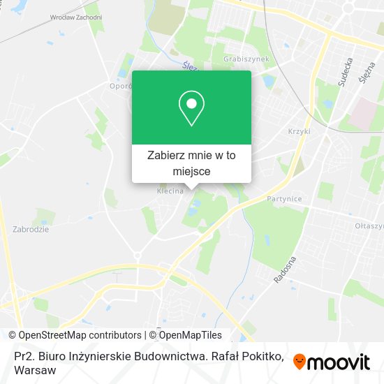 Mapa Pr2. Biuro Inżynierskie Budownictwa. Rafał Pokitko