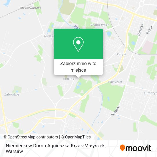 Mapa Niemiecki w Domu Agnieszka Krzak-Małyszek