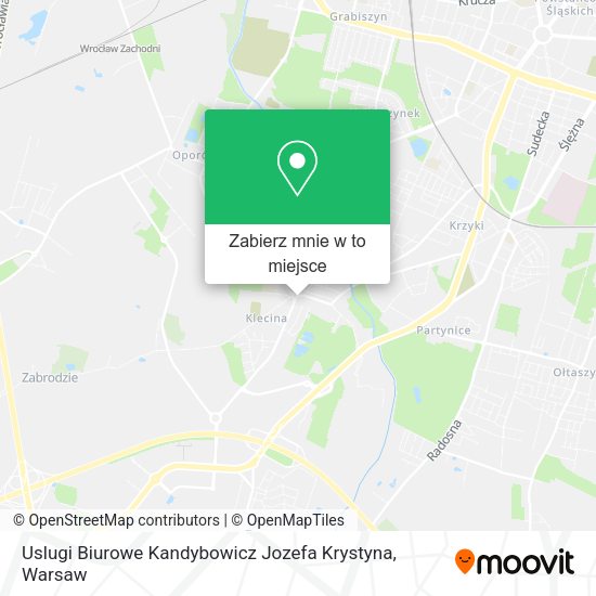 Mapa Uslugi Biurowe Kandybowicz Jozefa Krystyna