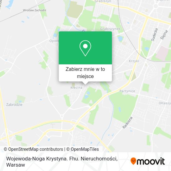 Mapa Wojewoda-Noga Krystyna. Fhu. Nieruchomości