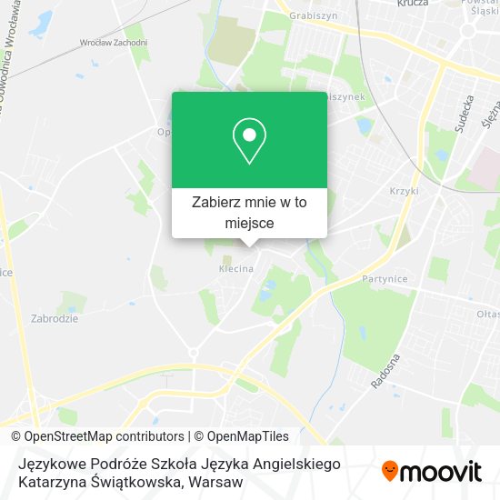 Mapa Językowe Podróże Szkoła Języka Angielskiego Katarzyna Świątkowska