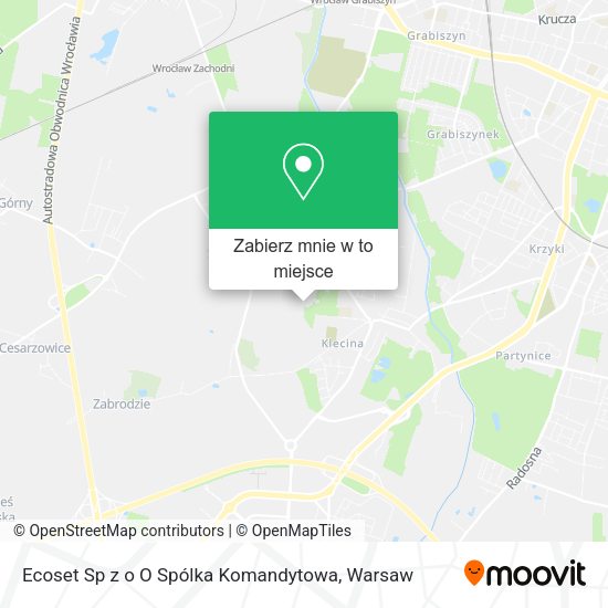 Mapa Ecoset Sp z o O Spólka Komandytowa