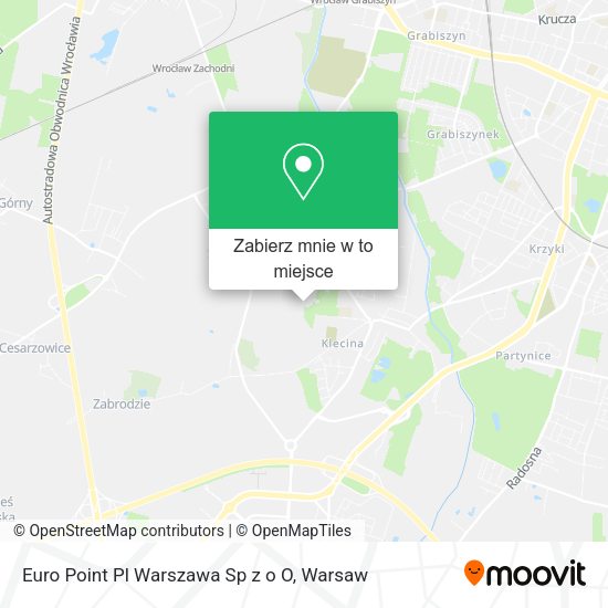 Mapa Euro Point Pl Warszawa Sp z o O