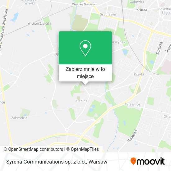 Mapa Syrena Communications sp. z o.o.