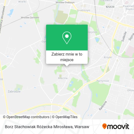 Mapa Borz Stachowiak Różecka Mirosława