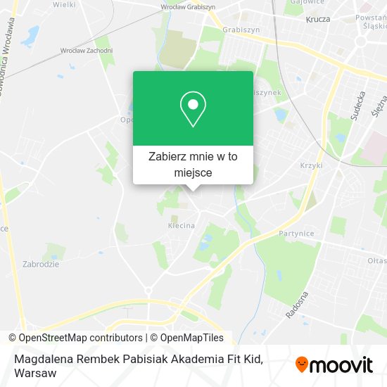 Mapa Magdalena Rembek Pabisiak Akademia Fit Kid