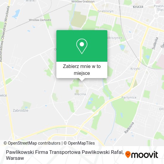 Mapa Pawlikowski Firma Transportowa Pawlikowski Rafal