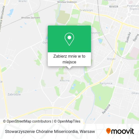 Mapa Stowarzyszenie Chóralne Misericordia