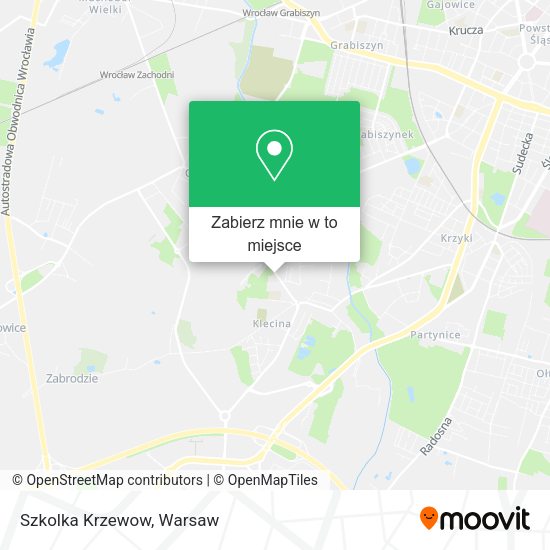 Mapa Szkolka Krzewow