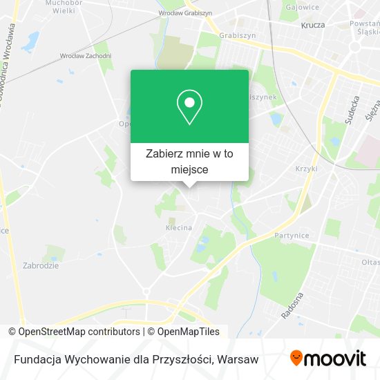 Mapa Fundacja Wychowanie dla Przyszłości