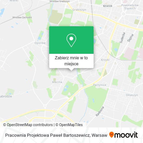 Mapa Pracownia Projektowa Paweł Bartoszewicz