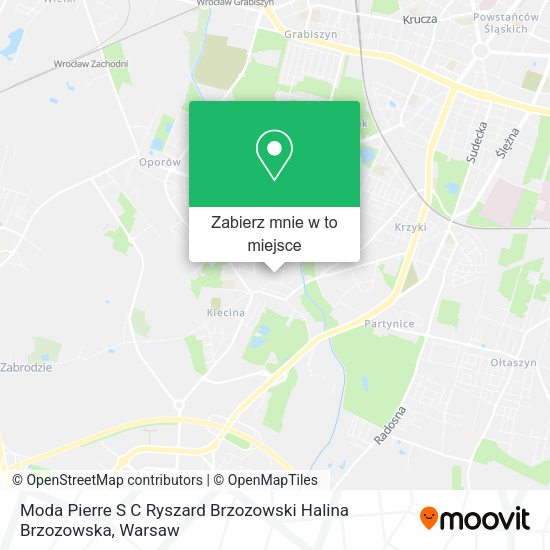 Mapa Moda Pierre S C Ryszard Brzozowski Halina Brzozowska