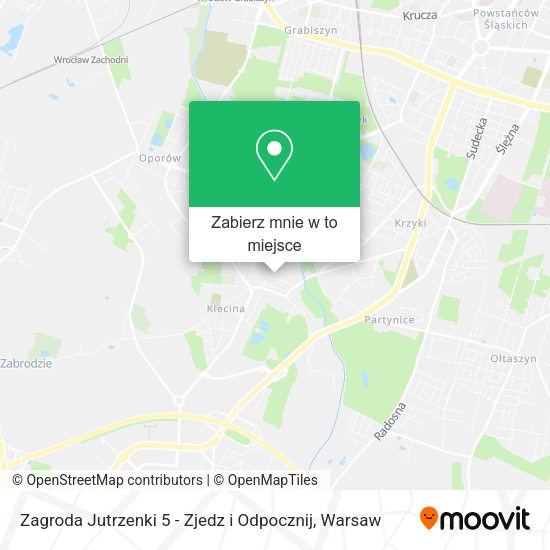 Mapa Zagroda Jutrzenki 5 - Zjedz i Odpocznij