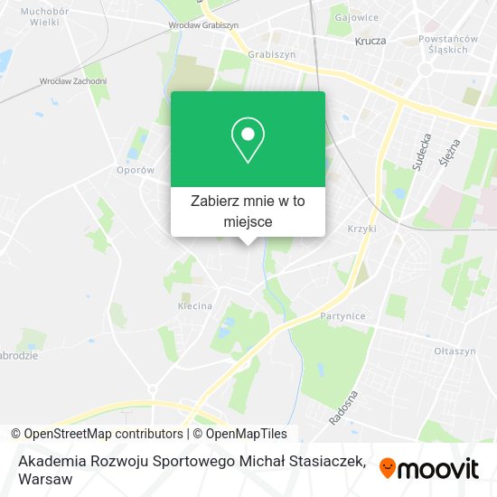 Mapa Akademia Rozwoju Sportowego Michał Stasiaczek