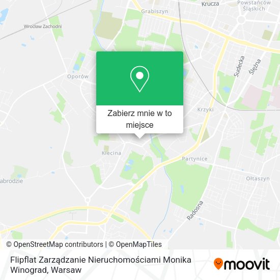 Mapa Flipflat Zarządzanie Nieruchomościami Monika Winograd