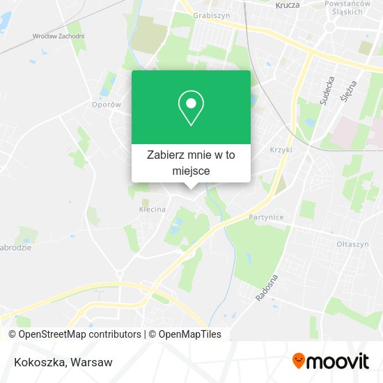 Mapa Kokoszka