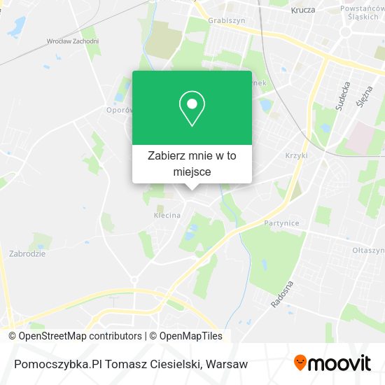 Mapa Pomocszybka.Pl Tomasz Ciesielski