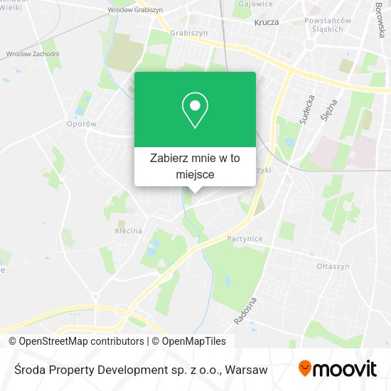 Mapa Środa Property Development sp. z o.o.