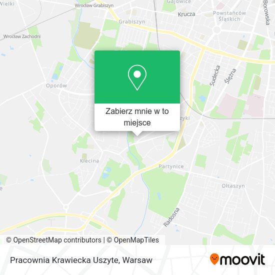 Mapa Pracownia Krawiecka Uszyte